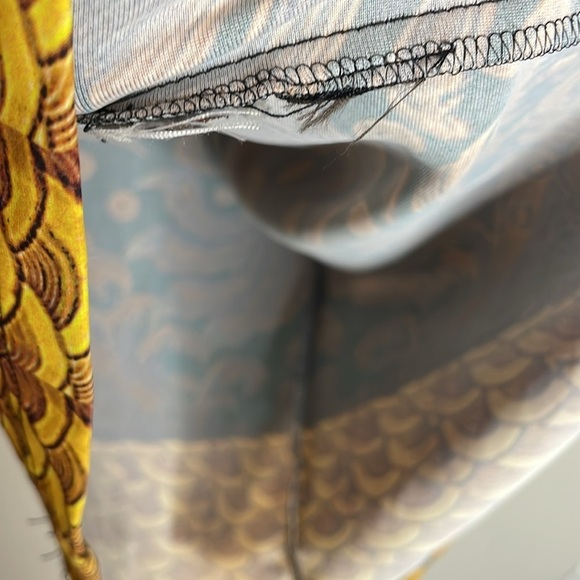 Roberto Cavalli | Women’s Gold Baroque Dragon Print Dress - Picture 5 of 7